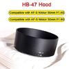 HB-47 Lens Hood Reversible Camera Lente for Yongnuo AF50mm/1.8G Prime Lens