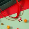 Festive Velvet Santa Claus Layered Necklace - Trendy European & American Christmas Jewelry
