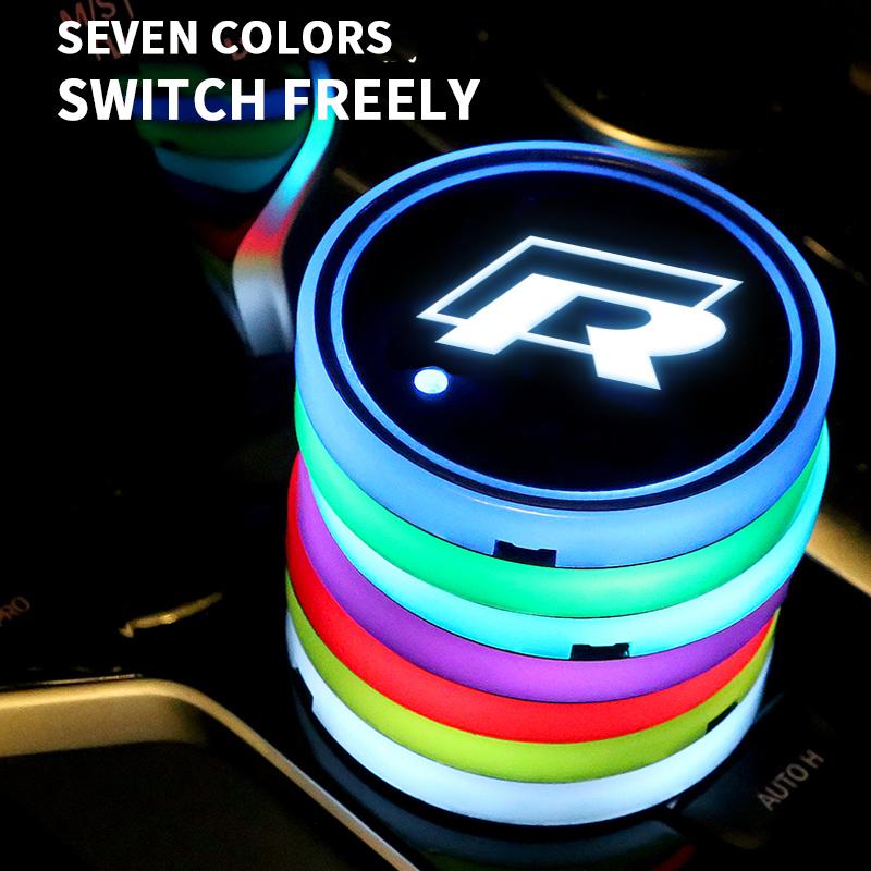 För VW Volkswagen Jetta MK5 Golf 1/2 st Bil Ljusunderlägg Halkfri Matta För Volkswagen VW Touran Beetle Golf Passat Jetta Polo