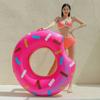 Week Nine Donut Tube Water Play Equipment Large Tube, Strawberry Donut, 1 Piece, Korean water fun items