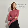 Women's Hyaluronic Acid Thermal Slimming Long Sleeve T-Shirt - Half High Neck, Autumn/Winter Base Layer