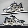 Spring Men's Breathable Mesh Shoes Versatile Thick-soled Sports Shoes Casual Dad Shoes