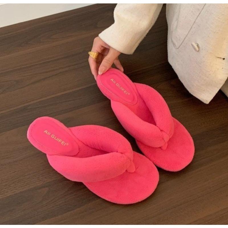 Fashion Comfort Soft Wedges Slippers Women Summer Sexy Clip Toe Flip Flops Fashion Non-slip Vacation Beach Slide Sandals Sandalias Mujer