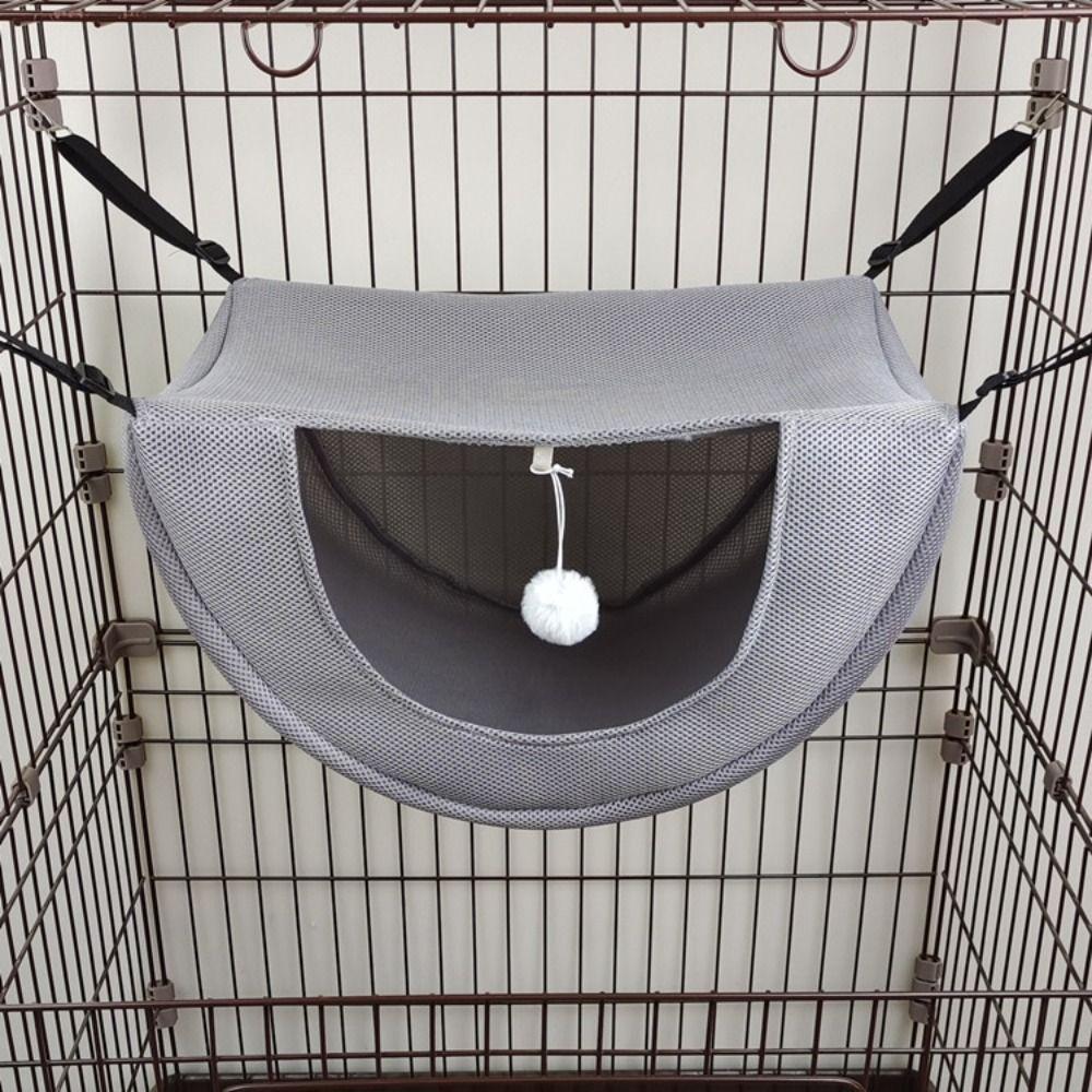 Mesh Kitten Swing Bed Breathable Cat Hanging Bed Anti-Scratching Pet Cage  Guinea Pig