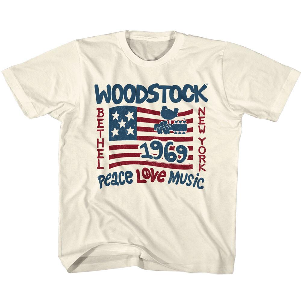 Woodstock 1969 Bethel New York Peace Love Youth T Shirt Rock & Soul Music Merch Unisex T-Shirt S