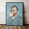 Plakat vincent van gogh z balonem pop art