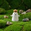 Yousheng Cute Halloween Resin Sculpture, Small Table Decorations, Mini Adorable Owl Bat Pumpkin Ghost Decor for Party Home Scenes Creative Holiday