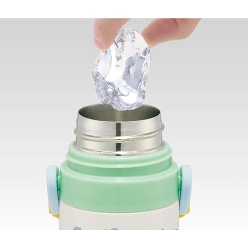 Skater Shimajiro 23 Stainless Steel Water Bottle, 470ml, for Children, Sports Bottle, SDC4-A