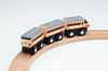 Popondetta moku TRAIN 022 485 Series Raicho MOK-022 Wooden Train Rail Toy Train Car Ages 3 and up
