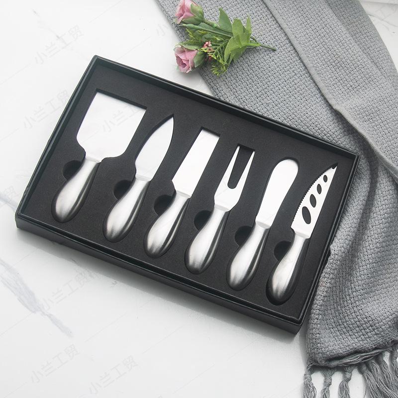 6 Piece Butter Cutter Slicer Cheese Slicer Set Stainless Steel Cutters for Kinds of Cheese Butter  Kitchen Gadget