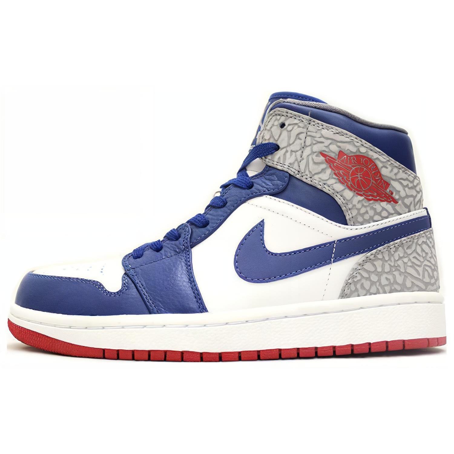 Air Jordan 1 Mid True Blue Men s 554724-107 EU 41