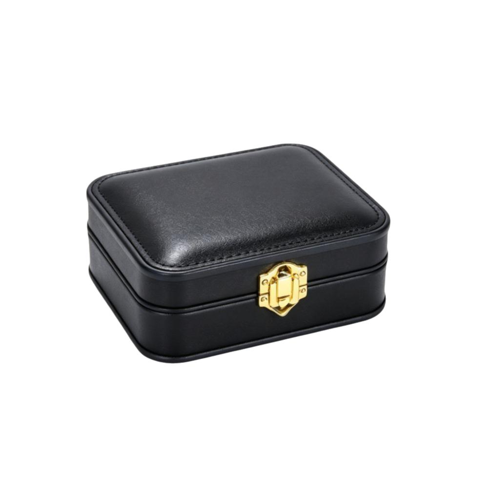 PU Leather Lockable Jewelry Box Lockable Jewelry Storage Case Portable Jewelry Case Girls