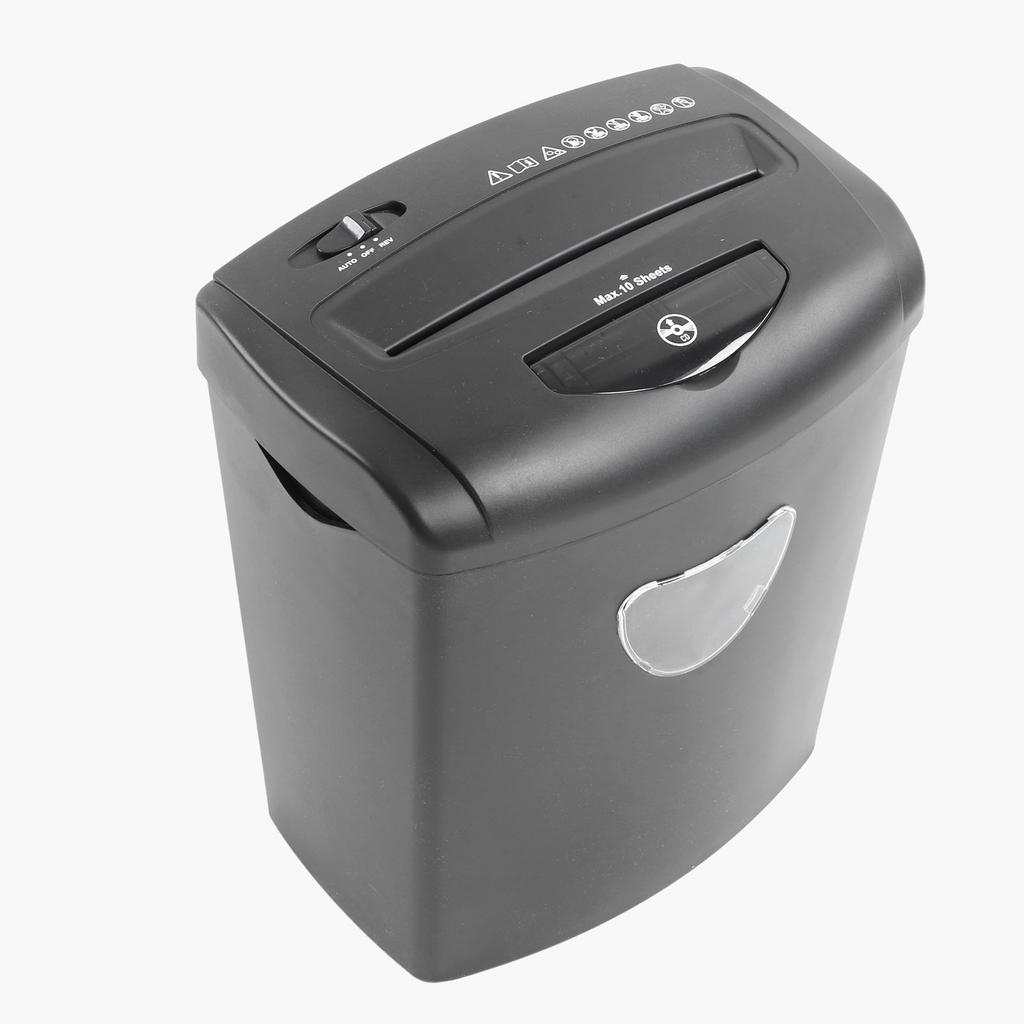 Paper Shredder with 21L Trash Can Automatic Silent 10 Sheet Cross Cut Shredder Heavy Duty for Credit Card CD Card