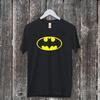 Batman Logo T Shirt Comfortable Heavy Cotton Black Size 2XL