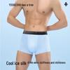 Men's Ice Silk Antibacterial Boxer Briefs