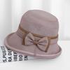 Hat woman middle-aged elderly summer mother thin sun hat breathable basin hat cool hat bucket hat sun hat