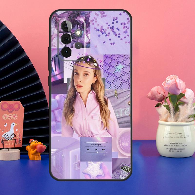 Millie Bobby Brown Case For Samsung Galaxy A54 A34 A24 A14 A73 A53 A33 A23 A13 A52 A32 A22 A12 A51 A71 Cover