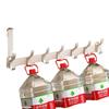 Over-the-Door Coat Rack & Shelf Combo - No-Drill Hanger for Bedroom & Doorway