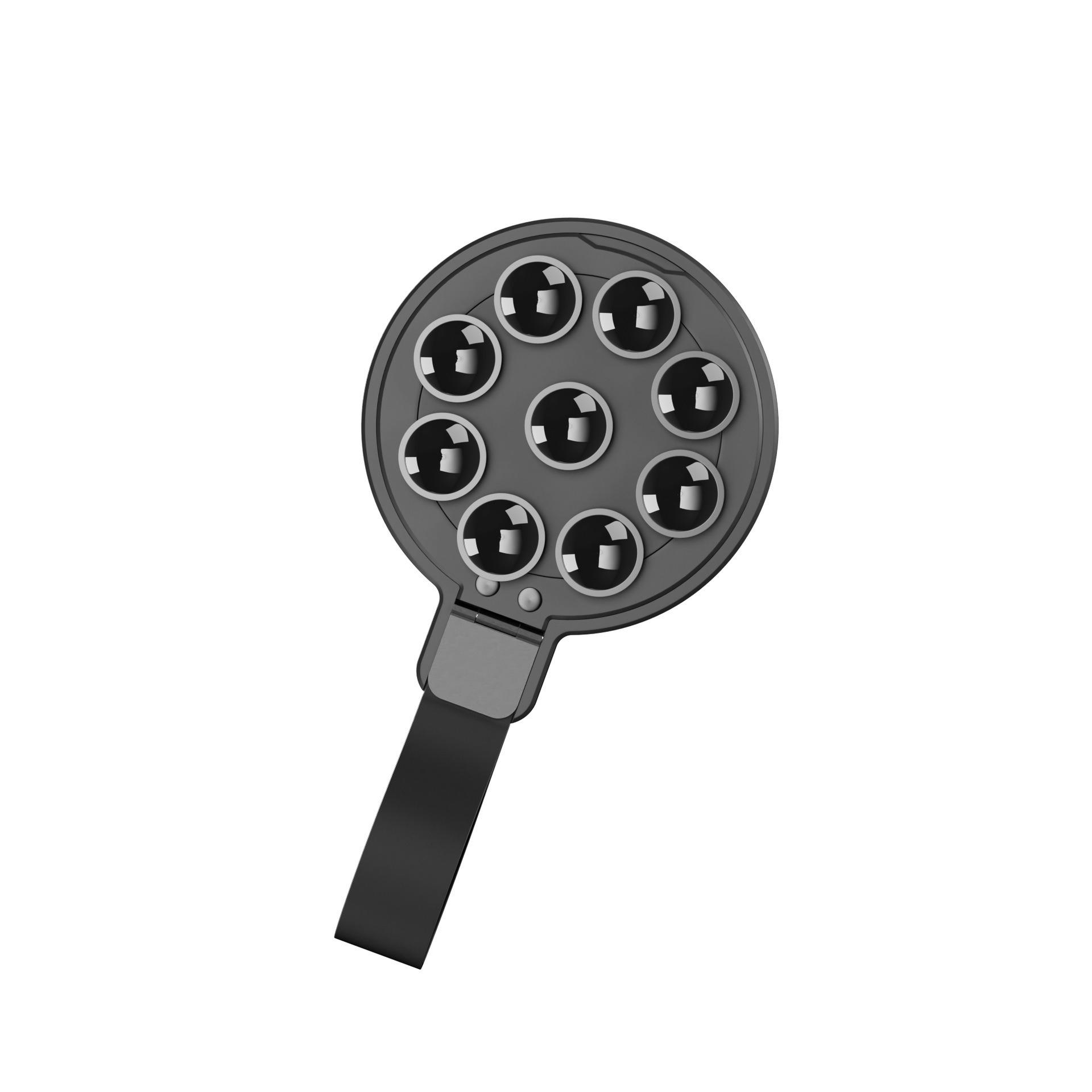 

Silicone Suction Cup Strong Magnetic Phone Holder Compact Portable Sturdy Stable Lazy Desktop Wall Ring Phone Stand серый