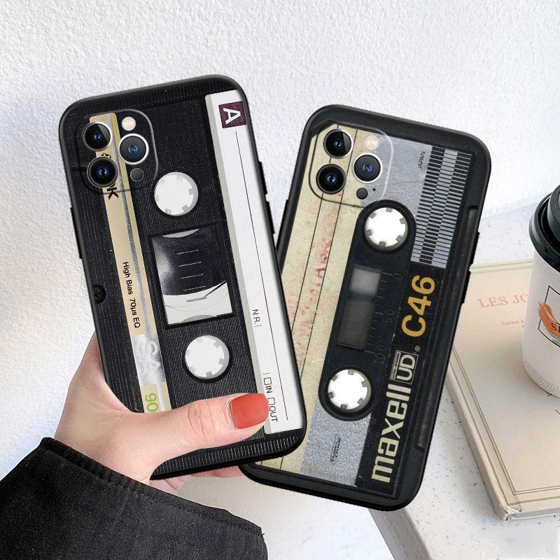 PP17 Cassette Vintage Tape Case for Motorola Edge 60 60s 70 G86 G56 G54 E14 G04S G45 G54 G64 S30 S50 X30 X40 X50 Ultra Pro Power