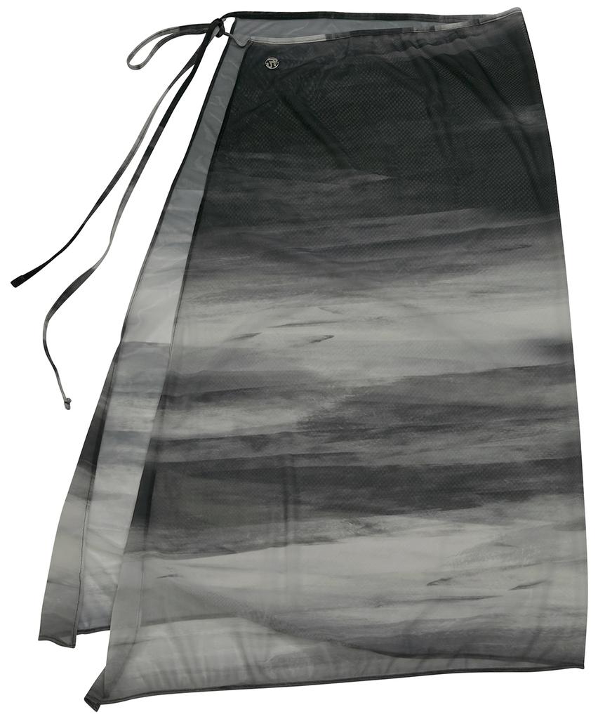 Jupe enveloppante Jovian transparente Peulleeoeob (Fl-240_Noir)