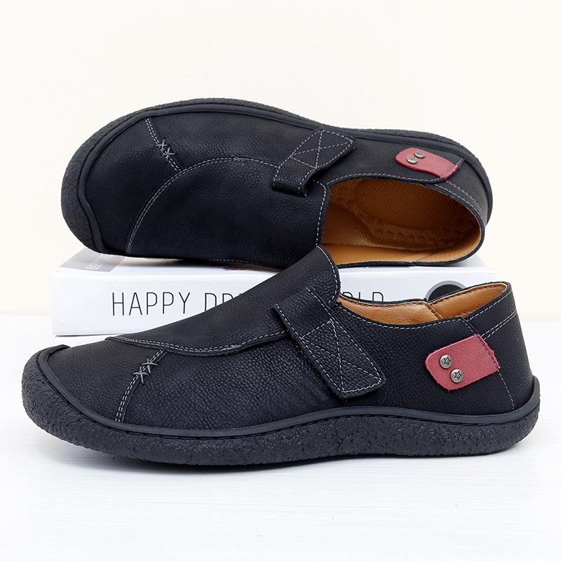 

Live stream hot-selling large-size men s autumn new casual one-pedal outdoor thick bottom 47 чёрный