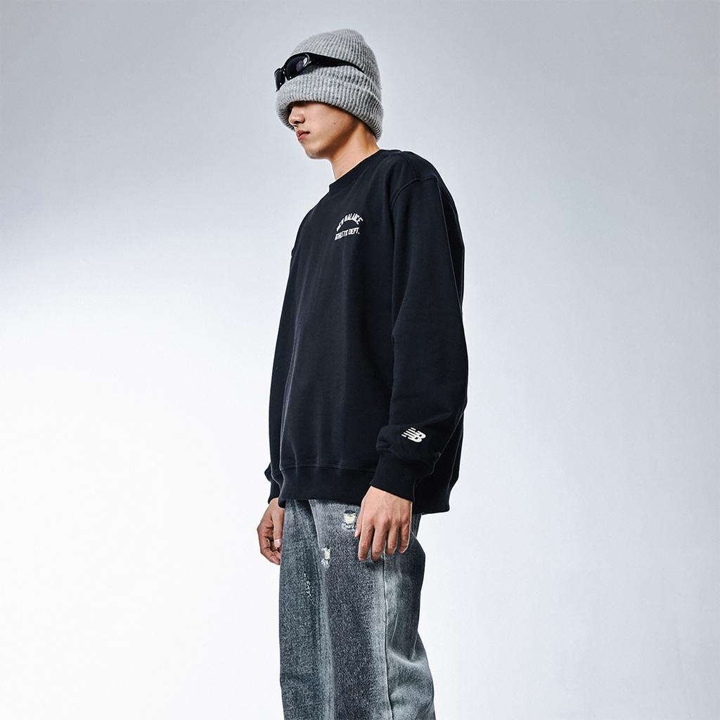 New Balance Sweatshirt Unisex Black AMT41312-BK