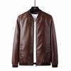 Leather Jacket Men's Spring, Autumn and Winter Plus Velvet Thickened Korean Style Trendy Business Casual Men's Leather Jacket Top