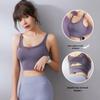 European & American Sports Bra: Shockproof, Cross-Strap, Yoga & Fitness Bra for Shaping and Support