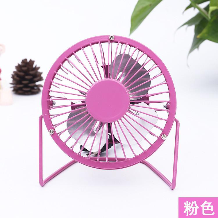 Stylish Usb Small Fan With Aluminum Blades For Quiet Desktop Office Use