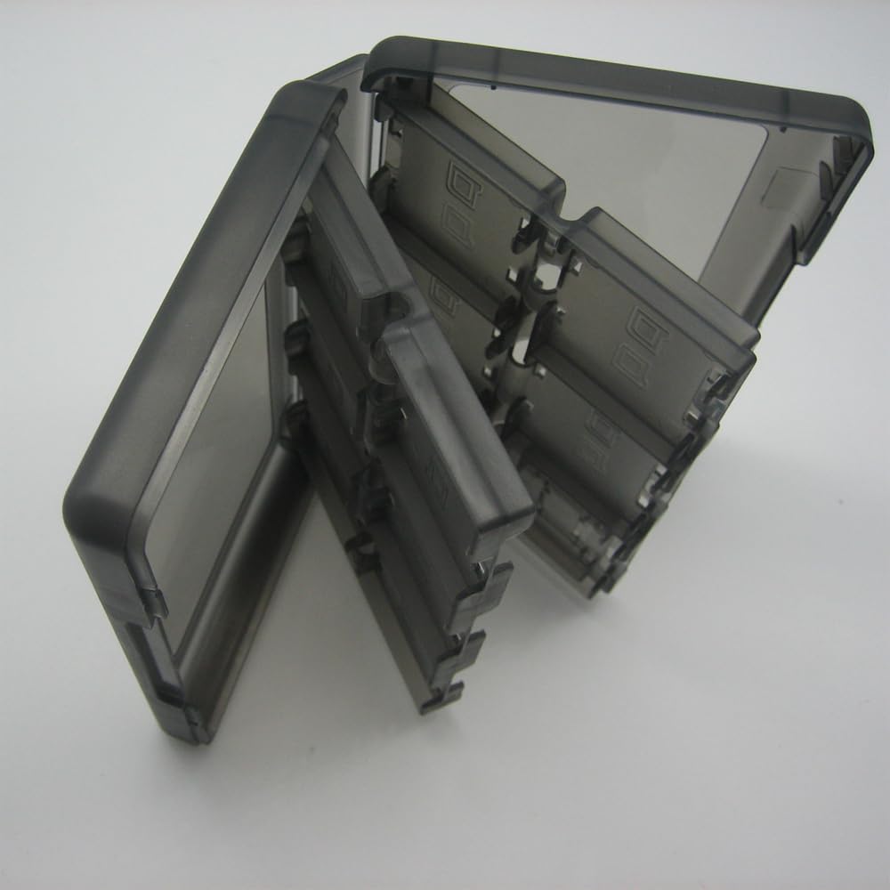 Mikankawa Cassette Soft Holds 22 Holds 28 Memory Stylus Portable DS/3DS Case, Case, Cards, Compact, Items, Cards, Pen, Portable, (Black)
