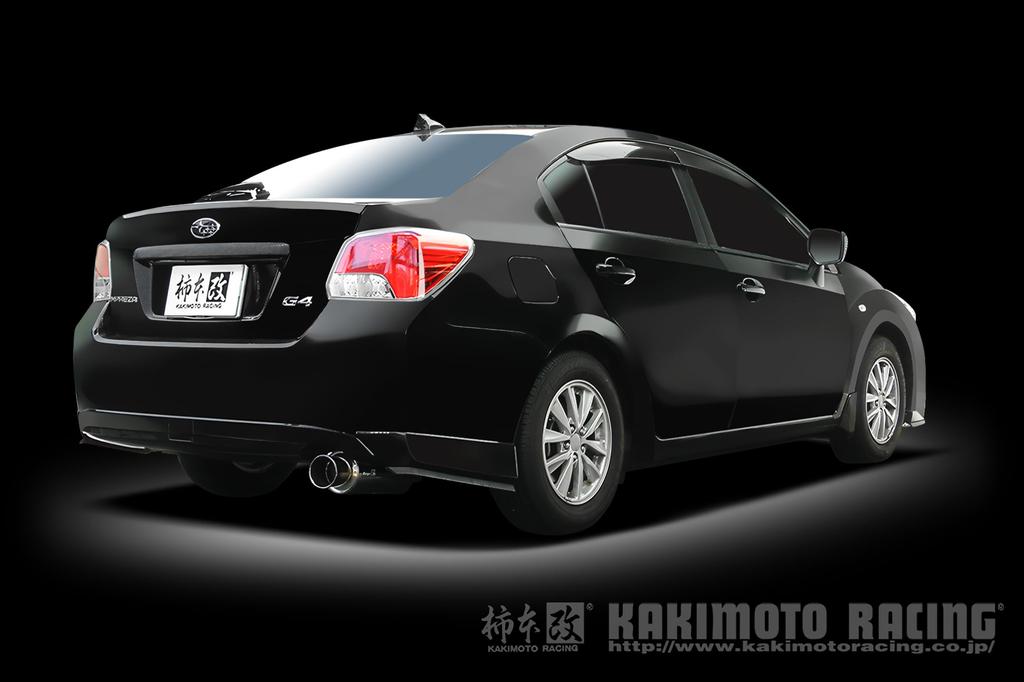 KAKIMOTO Muffler Subaru Impreza G4 GJ2 3 6 7 with Acceleration Noise B22346 [Regu.06&R] / / / (Compliant '10 Regulations)