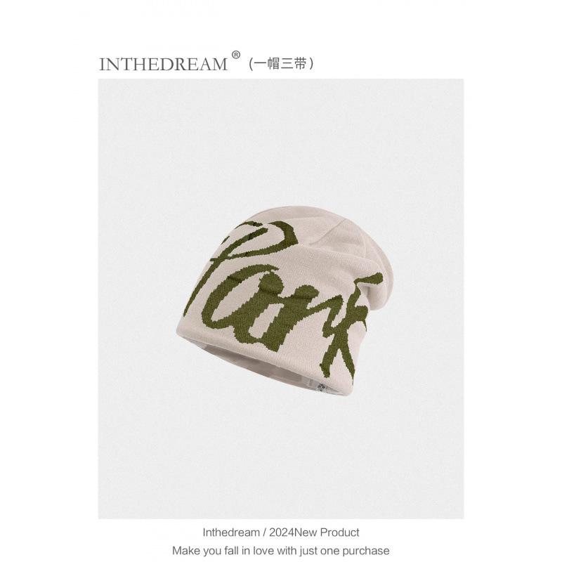 Autumn And Winter Warm Double-Layer American Wool Cold Hat Versatile Pullover Knitted Hat Outdoor Thickened Stack Hat
