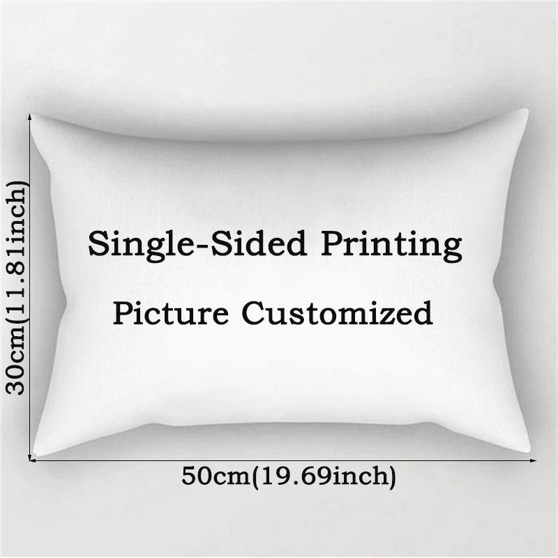 30x50cm Geometric Pillowcase Home Decor Cushion Cover Abstract Leaves Plant Patchwork Rainbow Polyester