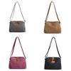 Canvas Shoulder Bag For Women With Zipper Pockets For Daily Use