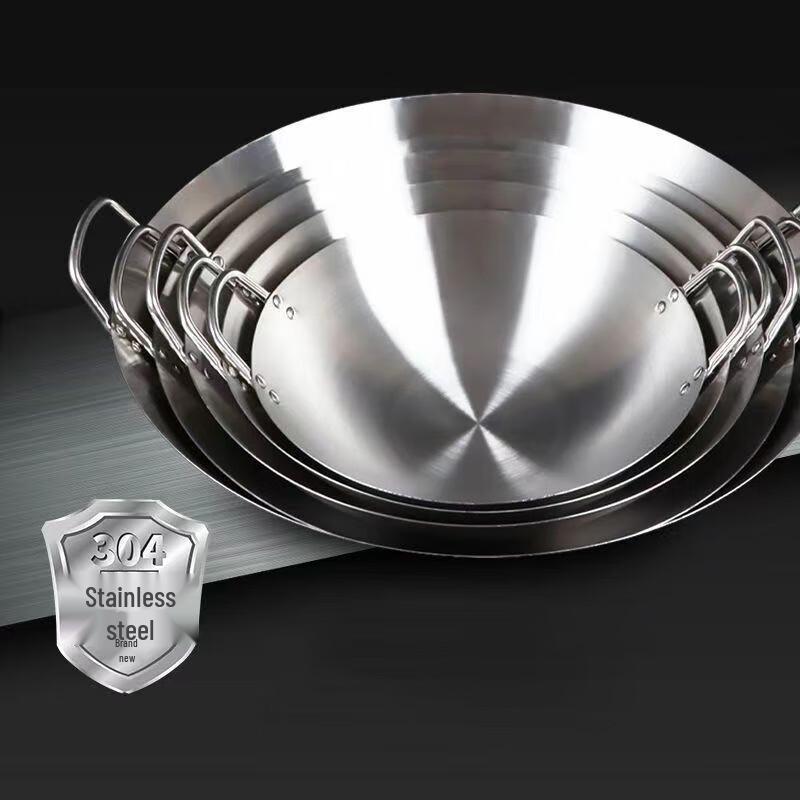 Чугунная вок-сковорода Lijiu Hong Commercial с двумя ручками