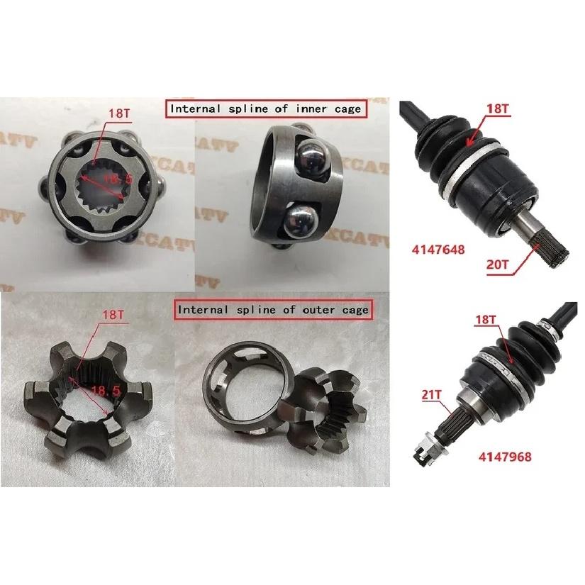 Front Axle JOINT INBOARD & OUTBOARD Drive Shaft For Honda Foreman Rancher TRX350 TRX400 42350-HN5-671 42220-HM7-003