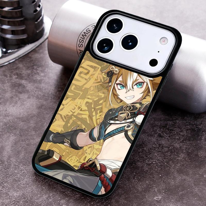 Genshin Impact Gorou Phone Case for iPhone 17 16 15 Pro Max Air 14 13 12 11 Plus Shockproof Cover