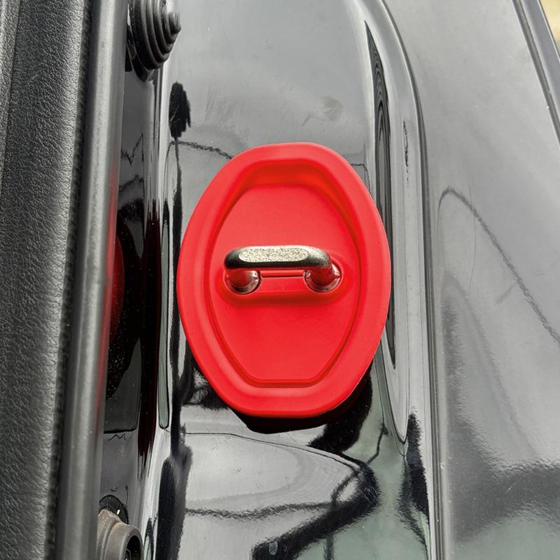 Auto Türschloss Pad Stoßdämpfer Zubehör Auto Türschloss Schnalle Silikon Schutzhülle Tür Anti-kollision Schutz Pad