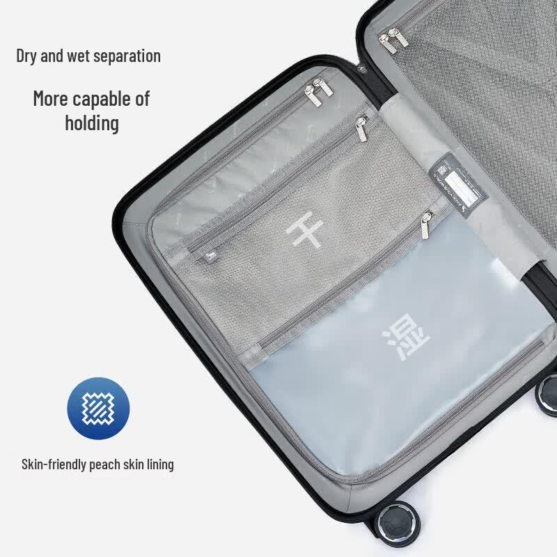 OIWAS 20-Inch Smart Front-Opening Carry-On Luggage