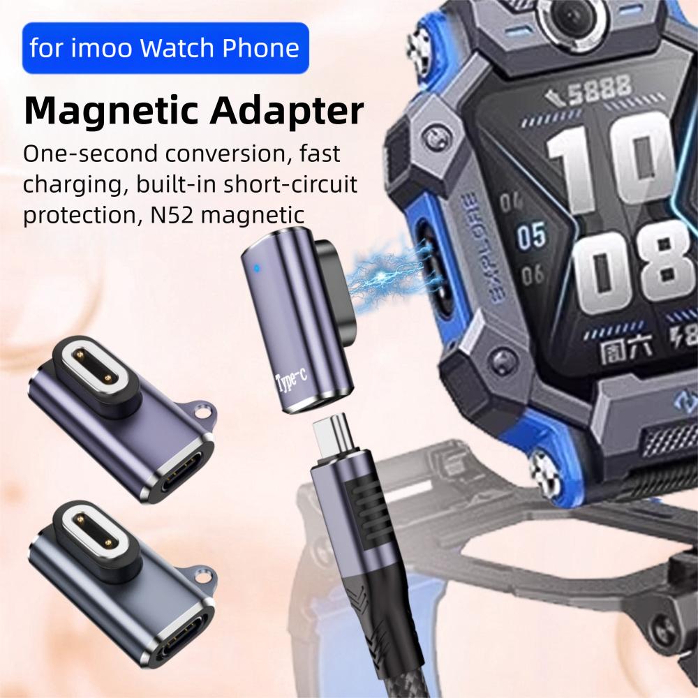 USB Type-C Kids Watch Charging Adapter Magnetic Power Connector for Imoo Watch Phone Z10 Z9 Z8 Z6S