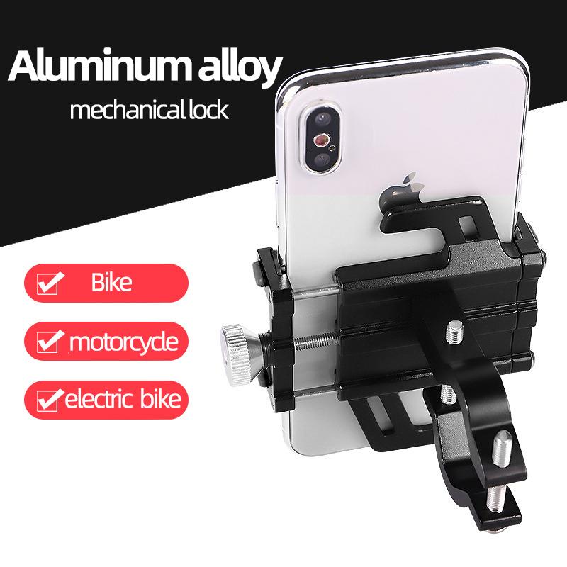 Eslnf Phone Holder Motorcycle Electric Bicycle Smartphone Cnc Aluminum Alloy Bracket Five Claws Mechanical Bike Phone Holder