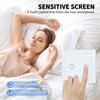 86*86mm EU Standard Glass Wall Touch Switches 10A