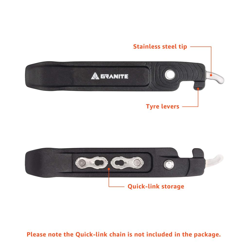 Granite Talon Tire Lever with Master Link Convenient Bicycle Tool for Easily Removing Quick Link Chains Suitable for and Road Bikes Pliers -