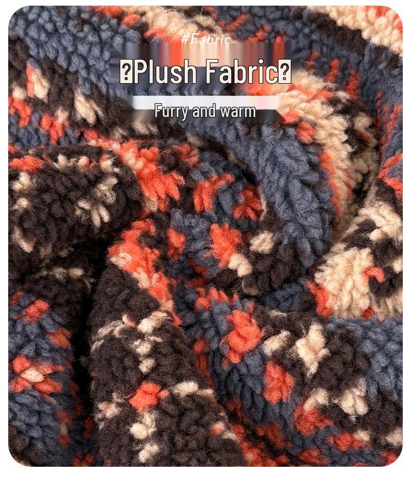 Fair Isle Ethnic Style Women's Fleece Drawstring Lantern Skirt for Autumn/Winter