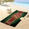 Royal Heraldry Ornate Symbols beach towel Outdoor camping Portable for travel quick-drying swim towel Outdoor pool towel swim Comfort beach towel