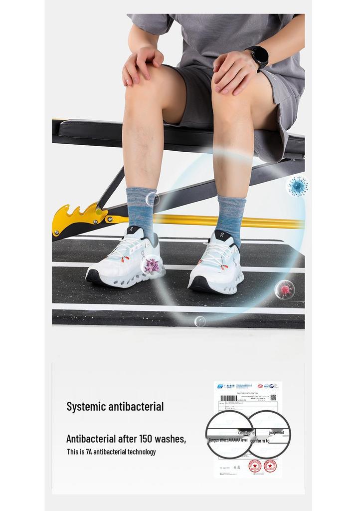 MEIKAN Unisex Baumwollsocken mit geteilter Zehe, mittelhoch, für Radfahren & Laufen