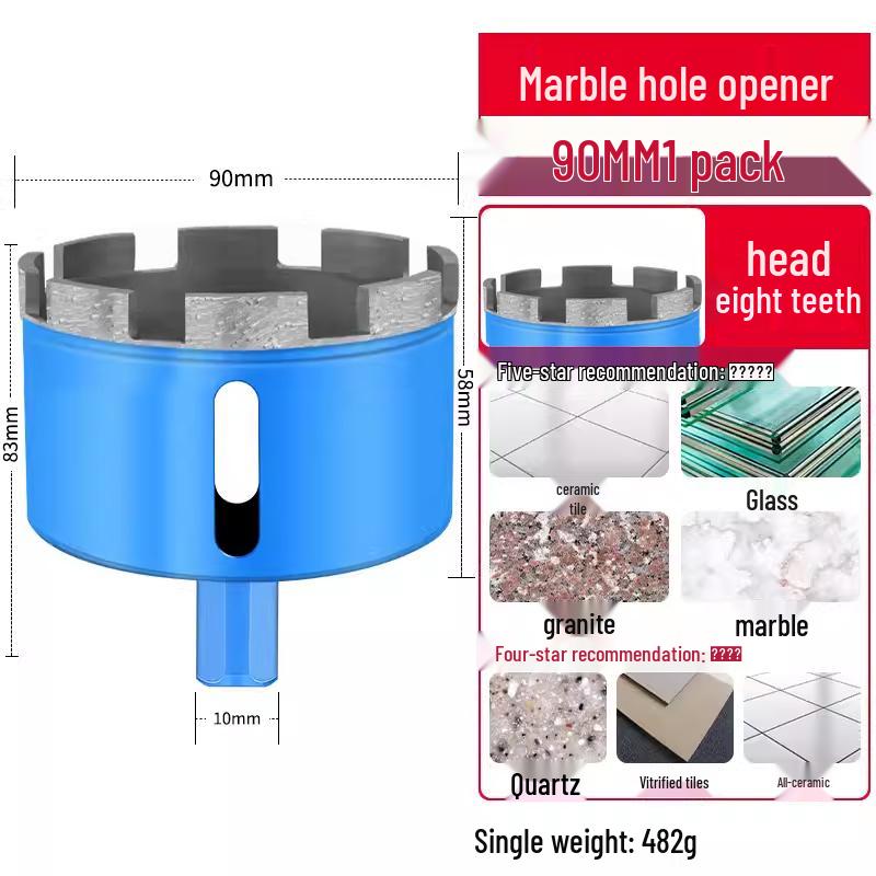 מקדחה למרבל, אריחים, אבן, גרניט ובטון לקידוח יבש