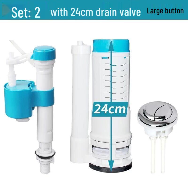 ZISIZ Toilet Tank Fill & Flush Valve Kit