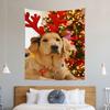 Christmas Tree Decoration Printed Pattern Tapestry Home Living Room Bedroom Wall Decoration Background Cloth Tapestry 230x180cm